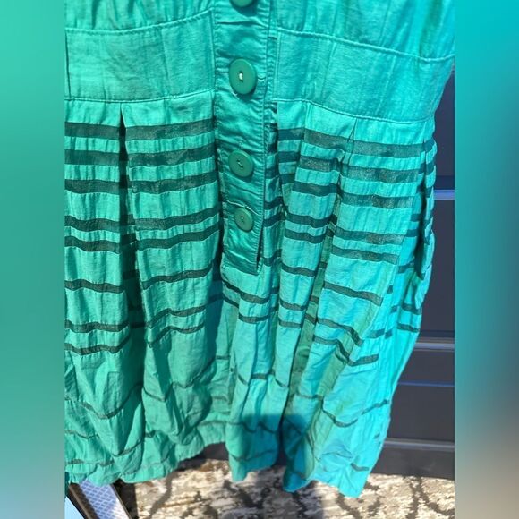 Taylor green dress NWOT - Picture 4 of 8